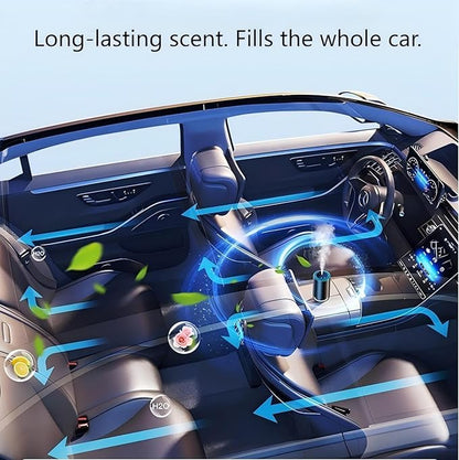 Car Air Freshener, Smart Car Air Freshener Perfume Refill,1.69 fl oz / 50 ml, lasts 2-6 months, Hotel-style fragrance (Vanilla)