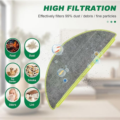 Eagles Washable Mop Pads Replacement Parts Compatible with iRobot Roomba 205 DustCompactor Combo Robot Vacuum Cleaner, 6-Pack