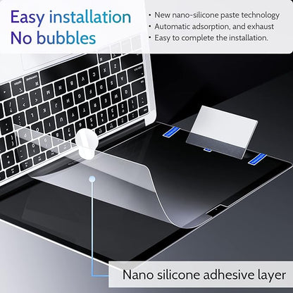 Peslv 3-Pack Anti Blue Light Screen Protector for MacBook Air 13.6/13 Inch (2022-2026, M2 M3 M4 M5 Chip), 13.6inch Mac Laptop Glare Filter Uv Blocker Shield Cover Eye Protection Film