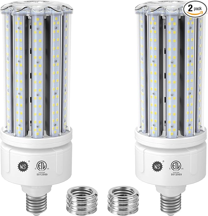 NS 100W Smart LED Bulb with Motion & Dusk-to-Dawn Sensor (16,000LM 5000K | CRI 90 | Flicker-Free) - E26/E39 Base - A19 Shape Aluminum Cooling Core - ETL Certified for Outdoor Security