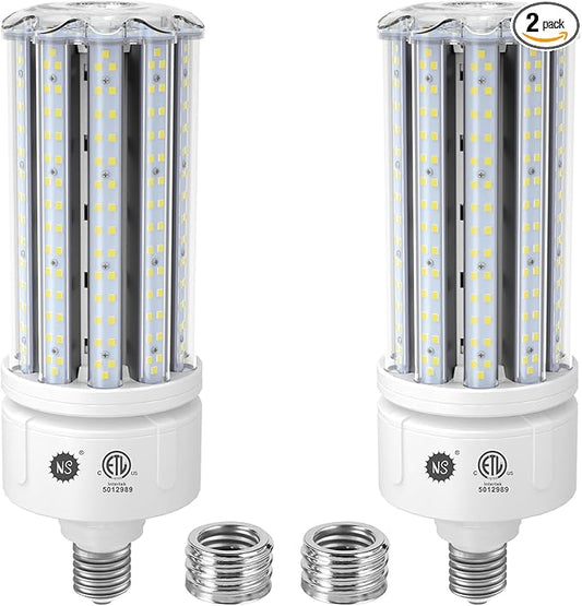 NS 100W Smart LED Bulb with Motion & Dusk-to-Dawn Sensor (16,000LM 5000K | CRI 90 | Flicker-Free) - E26/E39 Base - A19 Shape Aluminum Cooling Core - ETL Certified for Outdoor Security