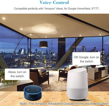 Smilewolf Wifi Switch, USB DC5V Wireless Relay Module Smart Home Automation Modules APP Remote Control Timer Switch Voice Control with Alexa Google Home Access Control System (DC5V1CH)
