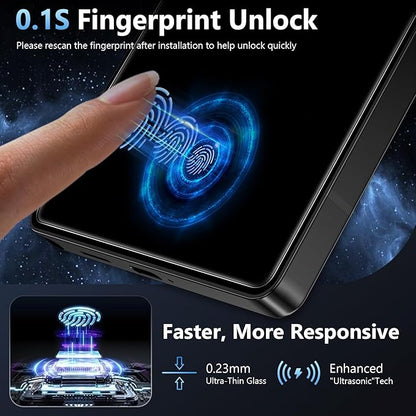 2 Pack for Samsung Galaxy S26 Ultra Privacy Screen Protector Tempered Glass, Fingerprint Unlocking, 25° Anti Spy S26 Ultra Screen Protector, Full Coverage, Case Friendly, Easy Installation