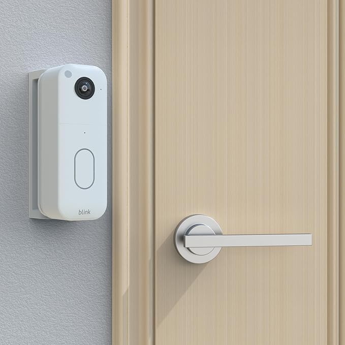 Angle Mount for Blink Video Doorbell (newest model), Doorbell Camera Holder for Blink Doorbell 2nd Gen, Wall Plate Wall Mounting Kit Bracket Corner Mount Accessory Stand for Blink Video Doorbell 2nd