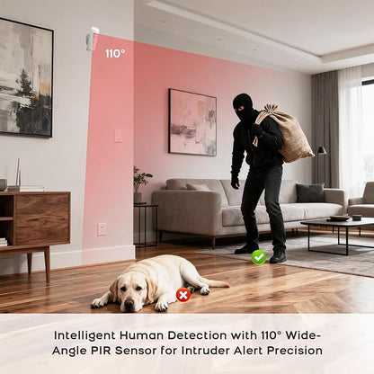 Home Security Syste,17-Piece WiFi+GSM/4G Security Systems for House,Smart Life/Tuya APP & Remote Control No Monthly Fees with Instant App Alerts,SOS Button,Compatible with Alexa,Apartment,Kids Safety