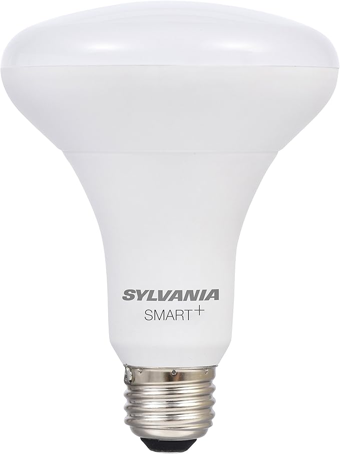 Sylvania Smart 10W BR30 LED Light Bulb for SmartThings and Alexa, Dimmable, 10 Year, 800 Lumens, 2700K, Soft White - 1 Pack (74581)