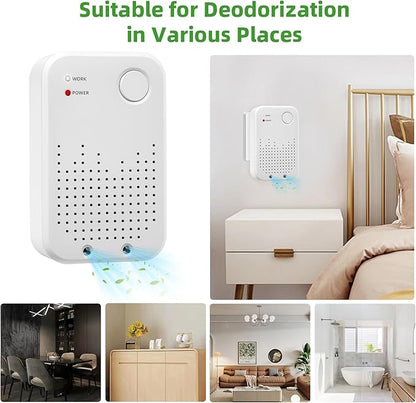 Plug-in Air Ionizers,2 Pack Cat Litter Odor Filterless,Quiet Portable Plug In Air Purifiers for Bedroom,Kitchen, Bathroom, Office,Air Freshener for Pet Odor