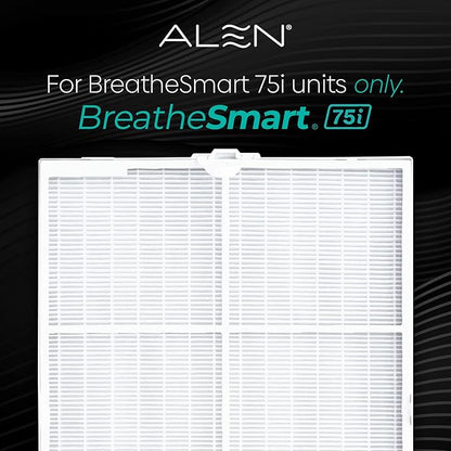 Alen Air Filter B7-Pure Replacement H13 True HEPA FIlter for BreatheSmart 75i Air Purifier - Captures Allergens, Dust, & Mold (1 Filter)
