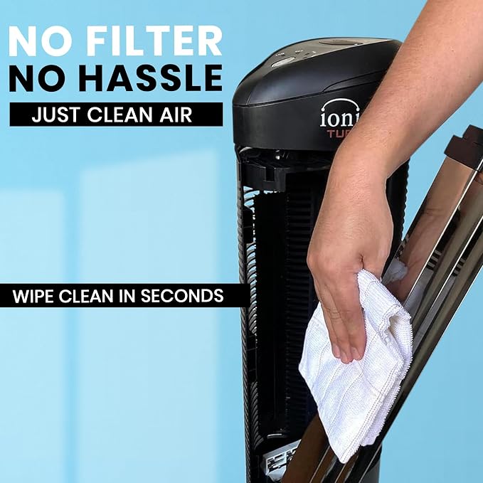 Ionic Pro Turbo Filterless Air Purifier for Home, Cleans Up to 600 sq.ft