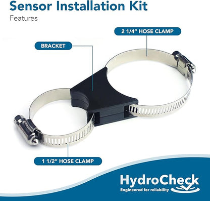 Sensor Installation Kit for HC6000V2 & HC6000 For Float Switches - Eliminates Stray Paths, Prevents False Triggers from High Iron & Mineral Content Water - 3/4 PVC Pipe Not Included