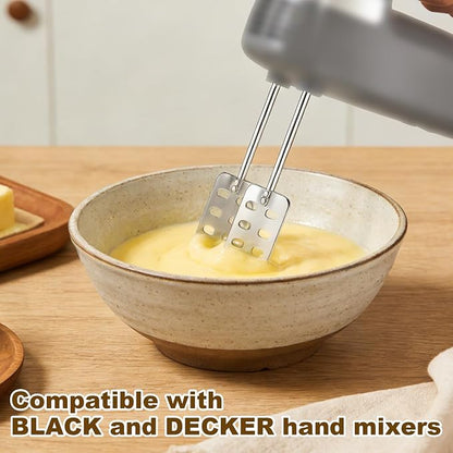 2pcs Hand Mixer Butter Beater Sticks Replacement for MX600B MX3200B MX1500W | Hand Mixer Butter Beater Sticks Replacement Compatible with MX Series Electric Hand Mixers for Making Fresh Homemade Butter