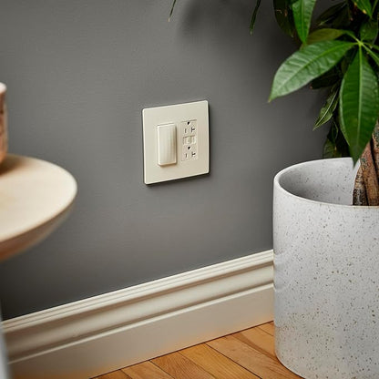 Legrand Radiant WNRH2LA Smart Gateway with Netatmo, Surface Mount, Compatible with Alexa, Google Assistant & Apple HomeKit, Light Almond (1 Count)