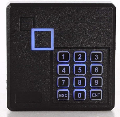 4 Doors RFID/Password Door Lock System Smart Access Control Keyless Entry Systems Keypad Reader Electric Magnetic Lock 110V Power Supply Box (Phone APP Remote Open Door)