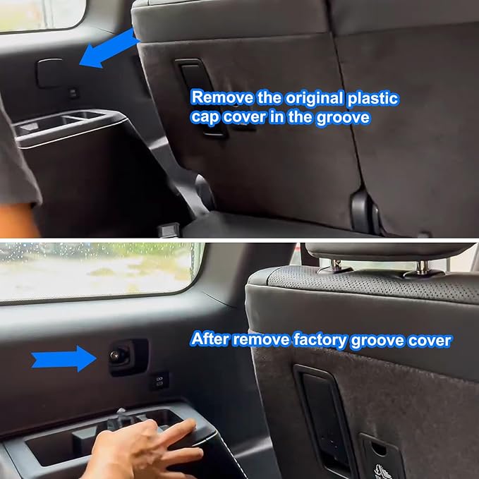 AUXKO Retractable Cargo Cover for Toyota Land Cruiser Prado J250 LC250 2026 2025 2024 Lexus GX550, Trunk Cover Security Cover Shielding Shade Anti-Peeping Privacy Screen, Carbon Fiber