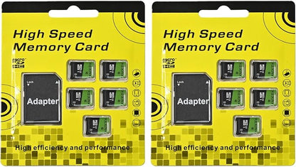 KEXIN 8GB Micro SD Card 10 Pack with SD Adapter microSDHC Memory Card UHS-I C10 Micro SD Card Full HD High Speed TF Card for Smartphone Tablet Action Camera Dash Cam Drone Game Console
