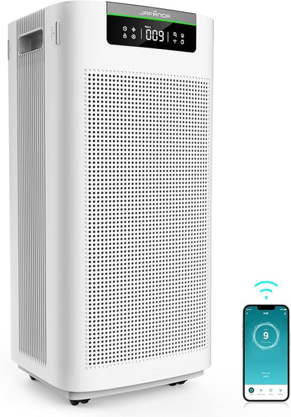 HEPA Air Purifiers for Home Large Room 3800 ft², Quiet & Smart WiFi, JF888
