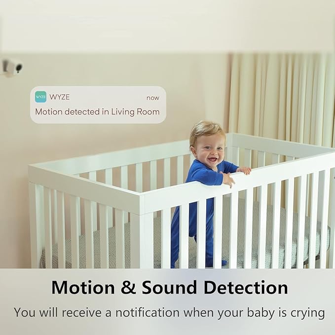 Cam V3 Smart Home Security Camera, Indoor/Outdoor Use, IP65-Rated 1080p Plug-in, Color Night Vision, Motion Detection, Two Way Audio, Works with Alexa, Google Assistant, Cam V3+32GB Micro SD Card