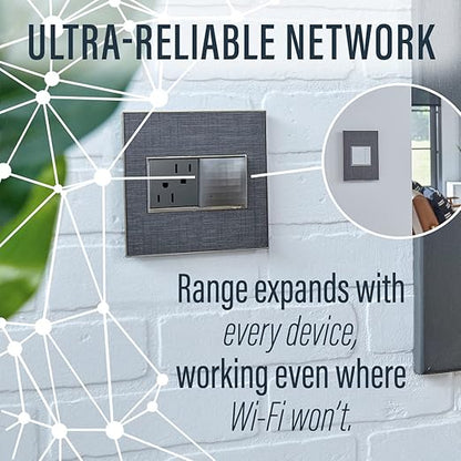 Legrand adorne with Netatmo Tru Universal Wi-Fi Enabled Smart Dimmer Switch in White, WNAL50W1