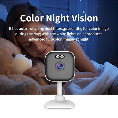 EVERSECU 5Ghz WiFi Camera 2K, Indoor Home Security Cameras for Baby/Elder/Dog/Pet Camera with Phone app,24/7 SD Card Storage, Compatible with Alexa, Supports RTSP&ONVIF