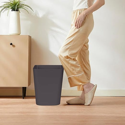 Trash Can - Small Waste basketbin - 1.8 Gallon- for Office,Home,Bathroom,Kitchen - Coffee Color