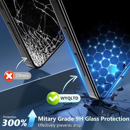 2 Pack for Samsung Galaxy S25 Privacy Screen Protector Tempered Glass, Fingerprint Unlocking, 25° Anti Spy, Full Coverage, Case Friendly, Easy Installation, Compatible with Galaxy S25/ S24
