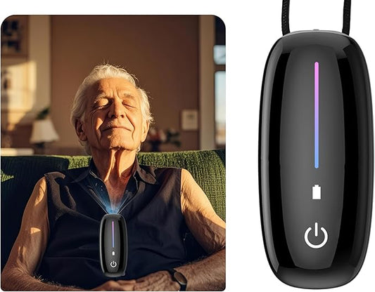 Portable Air Purifier Wearable Personal Air Ionizer Necklace, Compact & Rechargeable, Ideal for Travel, Office, and Outdoor Use 120 Million Ions