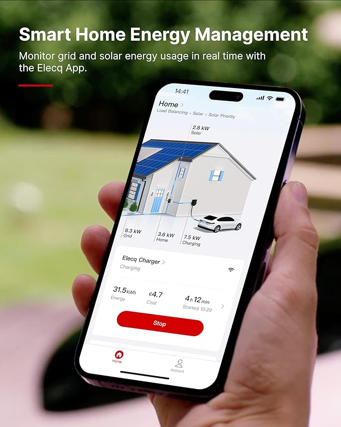 Power Monitor, Smart Energy Management for Home EV Charging, Active Load Management & Solar Charging Mode to Save on Costly Electrical Upgrades, Wi-Sun Connectivity (Compatible EVSE)