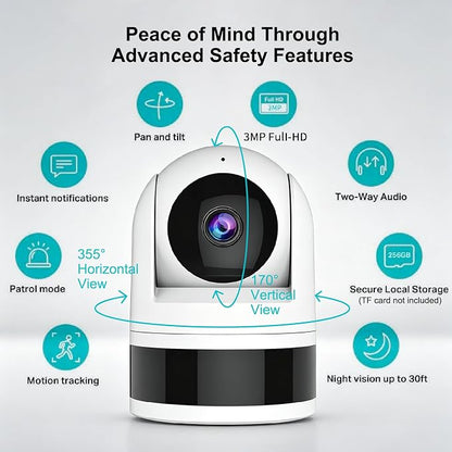 Home Security System, Alarm System for Home Security, WiFi/GSM SMS Alarm System with Motion Detector, 120dB Alarm Siren, Door/Window Burglar Alarm, Smart Remote Control, Alexa-Compatible (G03-2E)