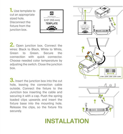 ASD 12 Pack LED Square Recessed Lighting 6 Inch, 5 CCT 2700K-5000K, 15W 60W Eqv, Ultra Thin Dimmable Ceiling Lights with J Box, Canless Wafer Downlight, Slim Panel, UL Energy Star, Oil-Rubbed Bronze