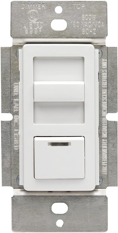 Leviton Slide Fan Speed Control Preset Switch, IPF05-1LZ, White/Ivory/Light Almond