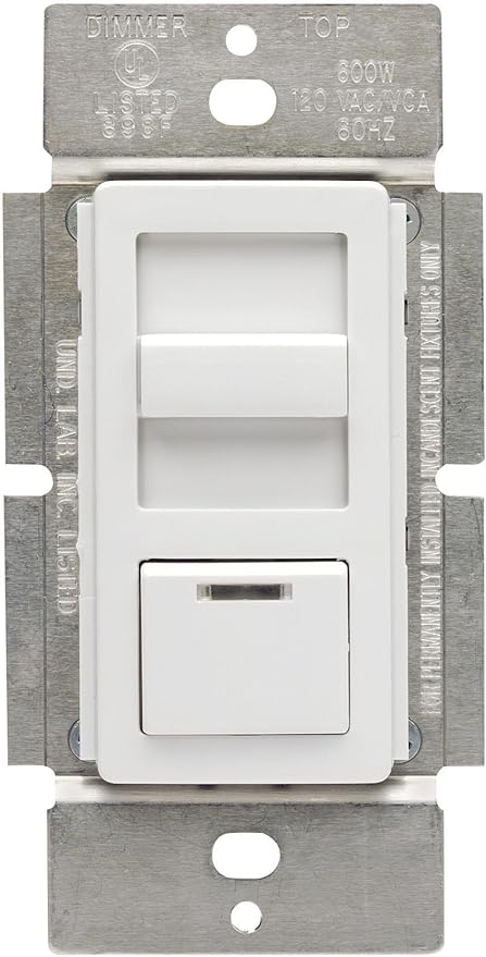 Leviton Slide Fan Speed Control Preset Switch, IPF05-1LZ, White/Ivory/Light Almond