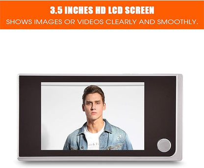 Digital Peephole Viewer Doorbell Mini HD Smart Security Camera 3.5 inches Indoor LCD Screen