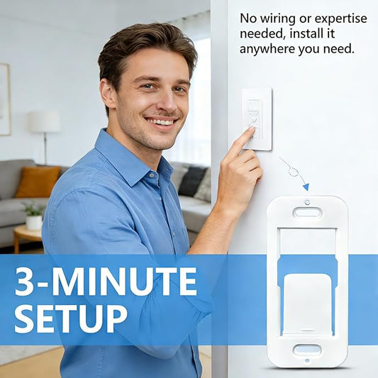 LXLO Remote Wallplate Bracket, Perfectly Compatible with Lutron Wireless Pico Remote Contro,Seamless Snap Wall Mount Bracket,Enhance Your Smart Home Experience (5pcs)