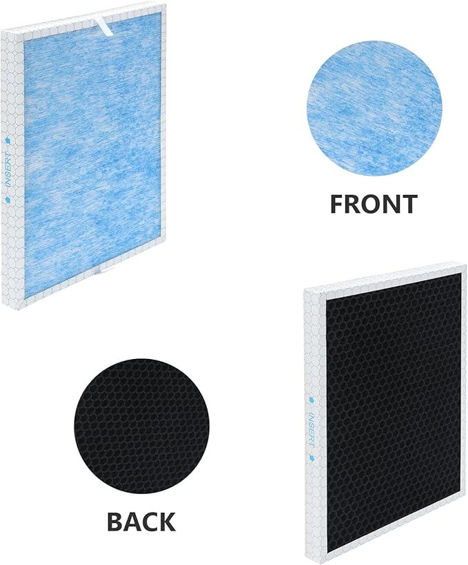 MSA3 Filter Replacement Compatible with Membrane Solutions MSA3 Purifier and MSA3S Smart Purifier, 3-in-1 Filters (3-Pack)