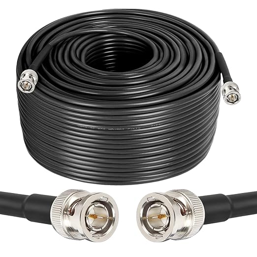 XRDS -RF 12G SDI Cable 300FT, SDI Video Cables 3G/6G/12G 75ohm BNC Male Cable Supports HD-SDI/3G/6G-SDI/4K/8K for Video Security Camera SDI Converter