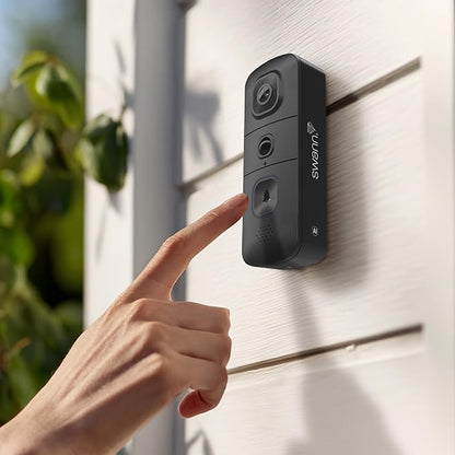 Swann Evo Wireless Video Doorbell Black
