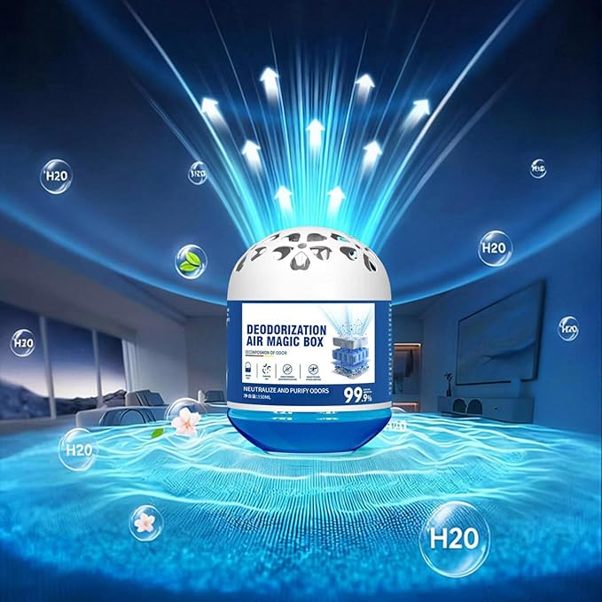 Indoor Dust Removal Air Magic Box,Multi-Functional Magic Box,Automatic Dust Collection Air Box for Home,Air Freshener,Air Essence Box for Pet Areas Bathroom Any Room,Long-Lasting Freshness
