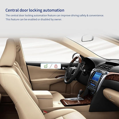 EASYGUARD ec002-T-NS Rolling Code PKE car Alarm System with Passive keyless Entry Remote Start Push Button Start Stop Lock and Unlock Entry Shock Sensor Warning auto Locking Unlocking car Doors