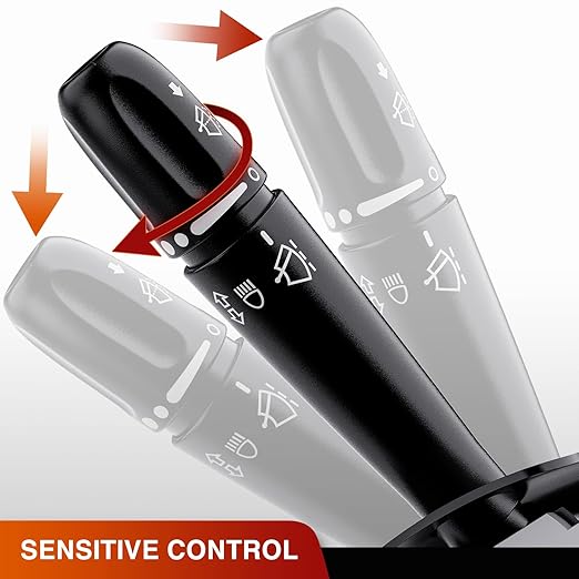 Nilight Turn Signal Switch Compatible with 2002 2003 2004 2005 2006 2007 2008 2009 Dodge Ram 2004-2009 Durango 2005-2010 Dakota 2007-2009 Aspen 2006-2009 Raider Blinker Lever Switch, 2 Year Warranty