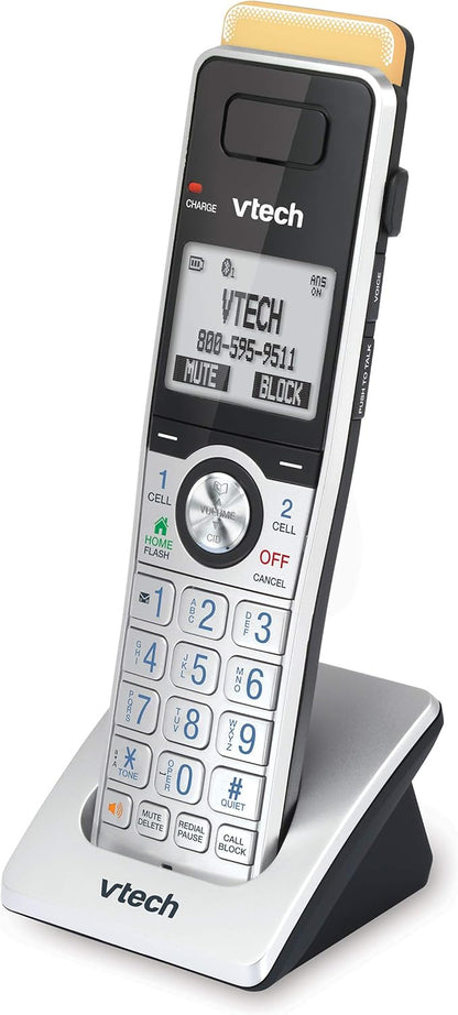 VTech IS8101 Accessory Handset for IS8151 Phones with Super Long Range up to 2300 Feet DECT 6.0, Call Blocking, Connect to Cell, Headset jack, Belt-clip, Power backup, Intercom and Expandable to 12 HS