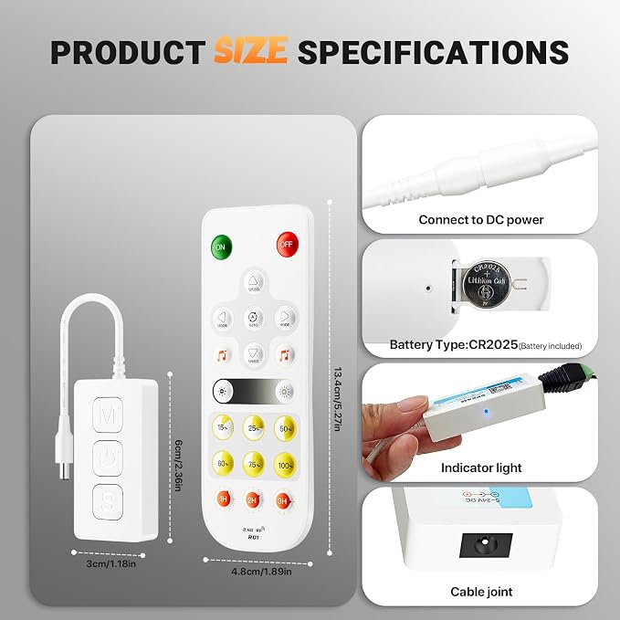 LEDENET Single Color LED Dimmer Controller, Smart WiFi Bluetooth Music Sync