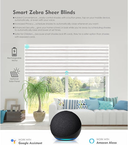 ACMEART Blackout Fabric Samples for Motorized Zebra Blinds (Multicolor)