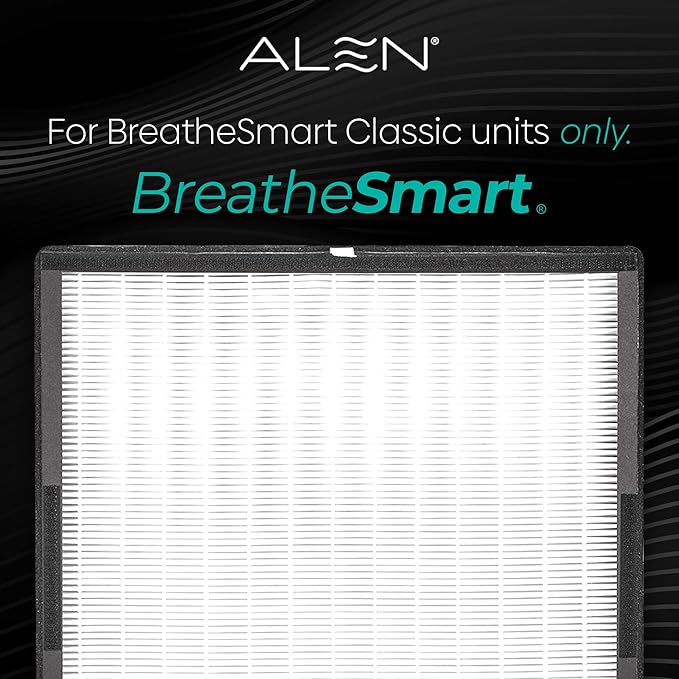 Alen Air Filter BF35-Pure Replacement HEPA Filter for BreatheSmart Classic Air Purifier - Captures Allergens, Dust, & Mold (1 FIlter)