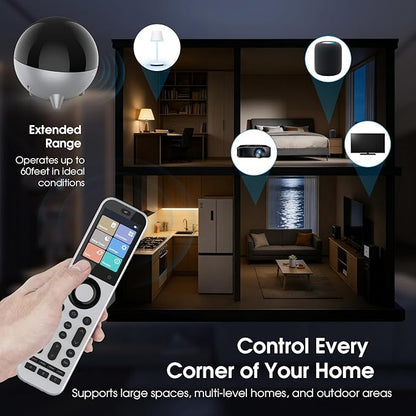 SofaBaton X2 Universal Remote with Hub&Charging Dock& R1 Infrared Repeater | SofaBaton X2 Universal Remote Control with Touchscreen, Activities, APP, Works with Alexa&Google Assistant&Home Assistant