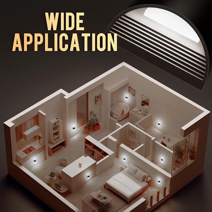 DORESshop Night Light, Night Lights Plug into Wall, Adjustable, 5000K | 3 Level Brightness Adjustable Night Light, Dusk to Dawn Sensor, Nightlights for Adults, Bedroom, Bathroom, Hallway, 2 packs