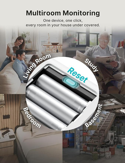 X-Sense Radon Detector for Home, Audible & Visual Alerts, XR0B-SR