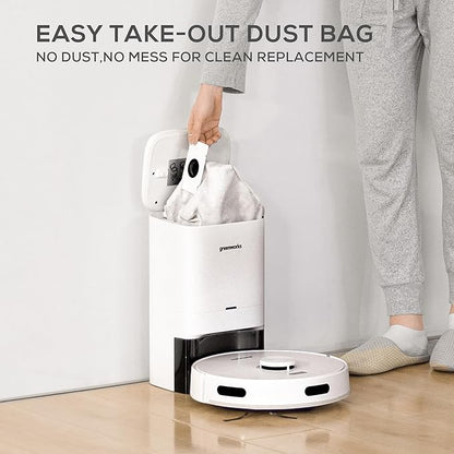 Greenworks GRV-3011 Robotic Vacuum Replacement Dirt Disposal Bags, 6-Pack