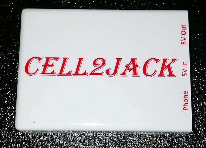 CELL2JACK - Cellphone to Home Phone Adapter, Make and Receive Cell Phone Call on Your landline Phone Free - Cell Phone to Landline Dock - Cell to Landline Converter