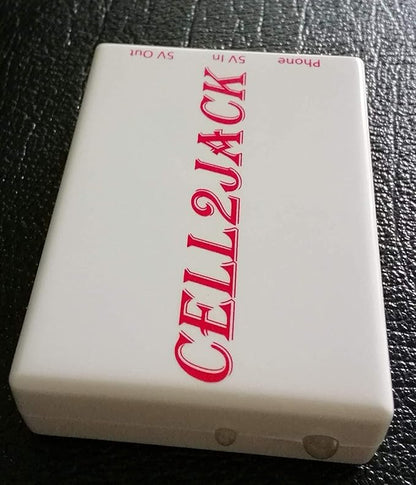 CELL2JACK - Cellphone to Home Phone Adapter, Make and Receive Cell Phone Call on Your landline Phone Free - Cell Phone to Landline Dock - Cell to Landline Converter
