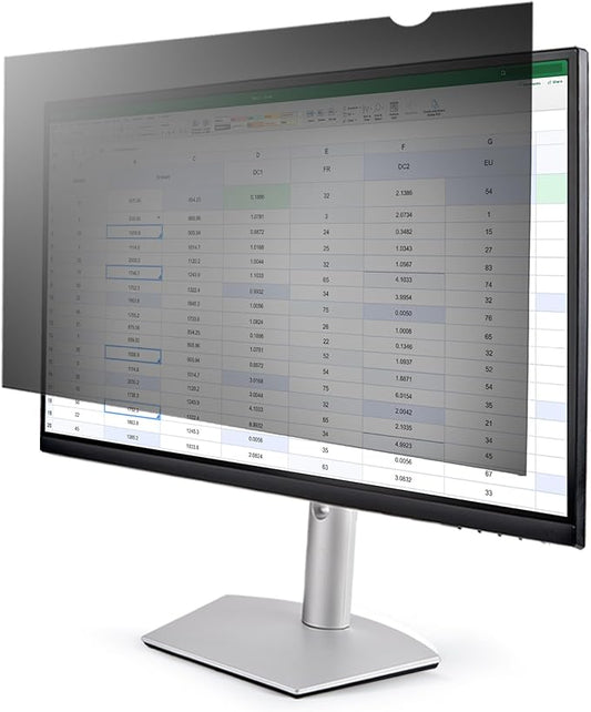 StarTech.com Monitor Privacy Screen for 21.5in Display, Widescreen Computer Monitor Security Filter, Blue Light Filter, TAA